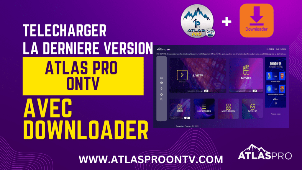 atlas pro ontv AVEC DOWNLOADER